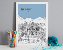 Load image into Gallery viewer, Personalised Worcester Print-8
