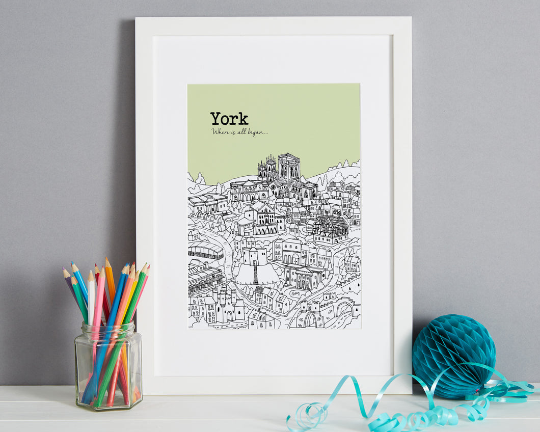 Personalised York Print-1
