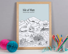Load image into Gallery viewer, Personalised Isle of Man Print
