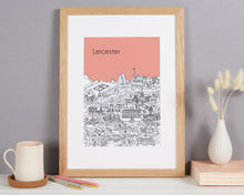 Load image into Gallery viewer, Personalised Leicester Print
