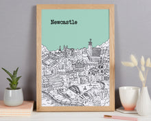 Load image into Gallery viewer, Personalised Newcastle Print

