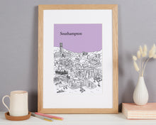Load image into Gallery viewer, Personalised Southampton Print
