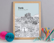 Load image into Gallery viewer, Personalised York Print
