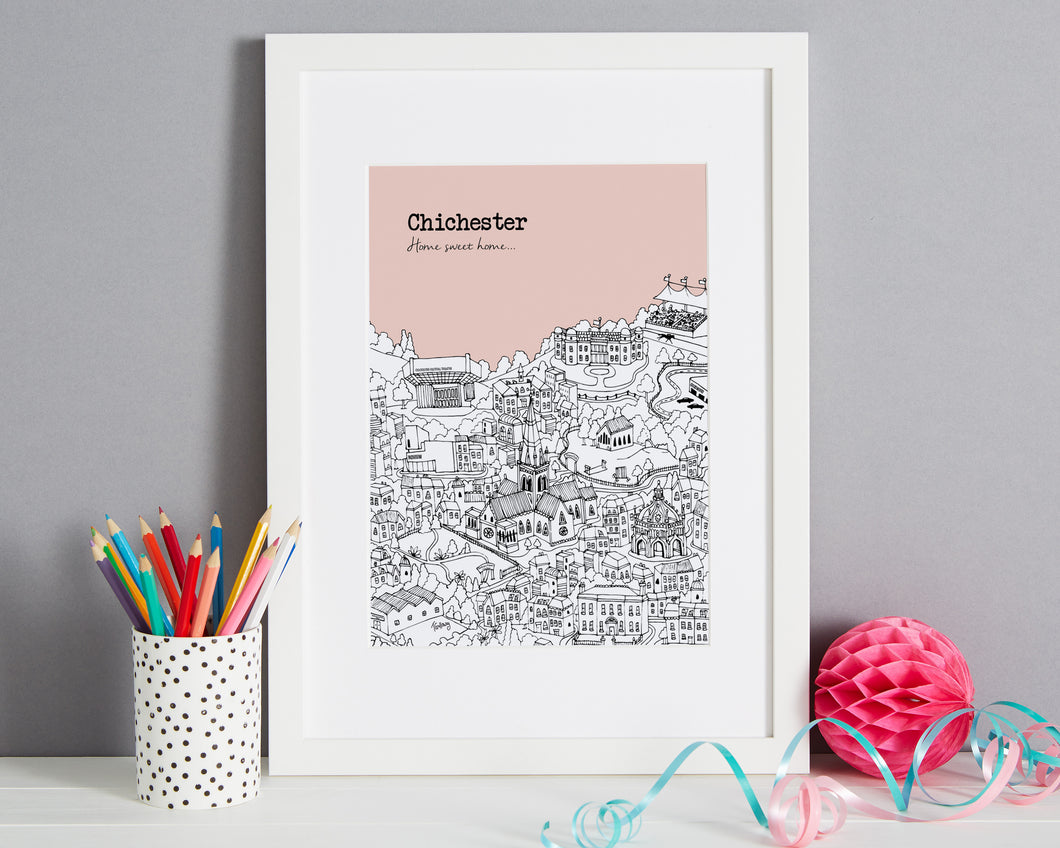 Personalised Chichester Print