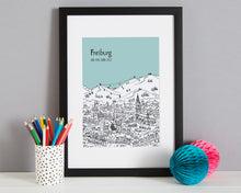 Load image into Gallery viewer, Personalised Freiburg Print
