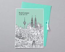 Load image into Gallery viewer, Personalised Kuala Lumpur Print
