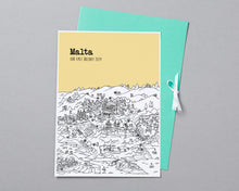Load image into Gallery viewer, Personalised Malta Print
