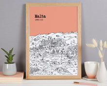 Load image into Gallery viewer, Personalised Malta Print
